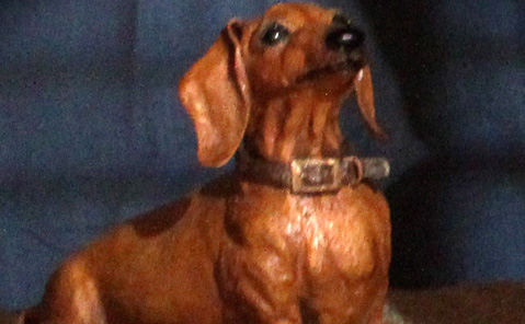 Pickstone-Redfern Dachshund Statue