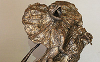 Pickstone-Redfern Frilled-Neck Lizard Statue